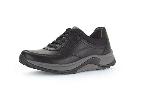 Produktbild: Pius Gabor Herren Sneaker Low, Männer Schnürschuhe,Wechselfußbett,schnürer,Halbschuhe,Freizeitschuhe,Schnuerschuhe,Black,42 EU / 8 UK