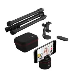 Produktbild: Pivo Classic, Auto Kamera Stativ 360 Grad für Content erstellen, Automatische Handyhalterung, Intelligente Aufnahme, Gesichtstracker mit Fernbedienung, Smart Mount, Transportetui und Stativ
