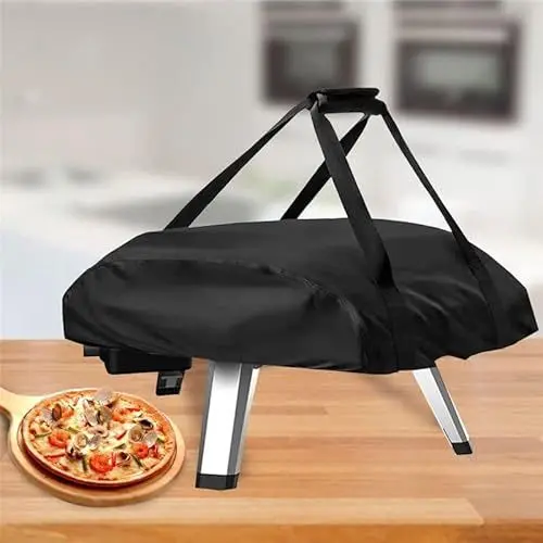 Produktbild: Pizzaofen Abdeckung für Ooni Koda 16, Wasserdicht Wetterfeste Pizzaofen Tragetasche 420D Polyester Oxford-Stoff Pizzaofen Zubehör, Outdoor Pizzaofen-Grillabdeckung,Pizzaofen-Abdeckhaube (koda16)