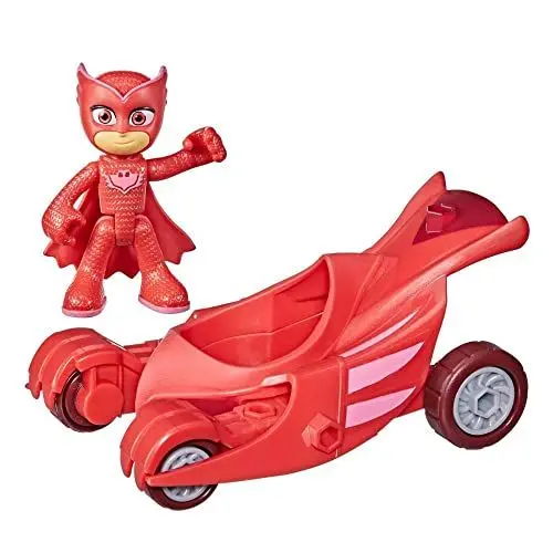 Produktbild: PJ Masks Eulengleiter Vorschulspielzeug, Eulettes Fahrzeug mit Eulette Action-Figur für Kinder ab 3 Jahren, Weiß