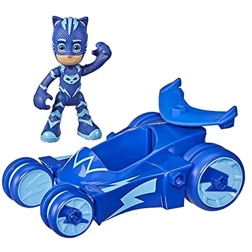 Produktbild: PJ Masks Katzenflitzer Vorschulspielzeug, Heldenfahrzeug mit Catboy Action-Figur für Kinder ab 3 Jahren
