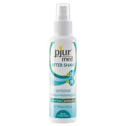 Produktbild: pjur med AFTER SHAVE spray - Pflegespray für Frauen und Männer - mit Aloe Vera zur sanften Hautpflege - effektiv gegen Rasurbrand (100ml)