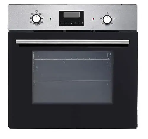 Produktbild: PKM Einbaubackofen F7-2 Digi | 54 Liter Garraum | Digital Display | Timer Funktion | 8 Backofen Funktionen | mit Schukostecker