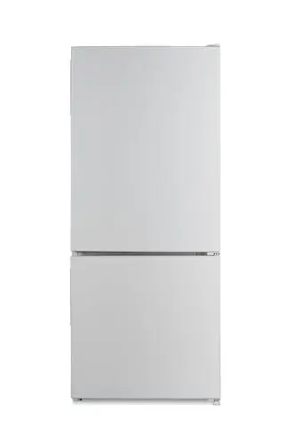 Produktbild: PKM KG117ES Kühl-Gefrierkombination | Silber Design | 114 cm | 87 Liter Kühlen | 30 Liter Gefrieren | 39dB | LED-Beleuchtung | Freistehend