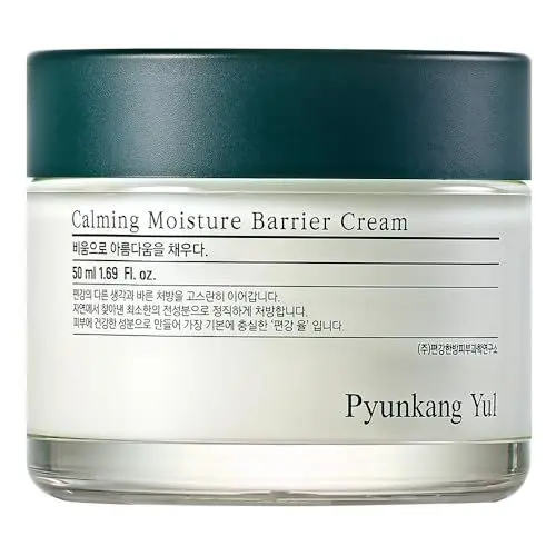 Produktbild: (PKY) Pyunkang Yul Beruhigende Feuchtigkeitsbarrierecreme von Pyunkang Yul, sofortige Beruhigung empfindlicher Haut, Hyaluronsäure & Ceramide für Feuchtigkeit, vegan, koreanische Hautpflege 50ml