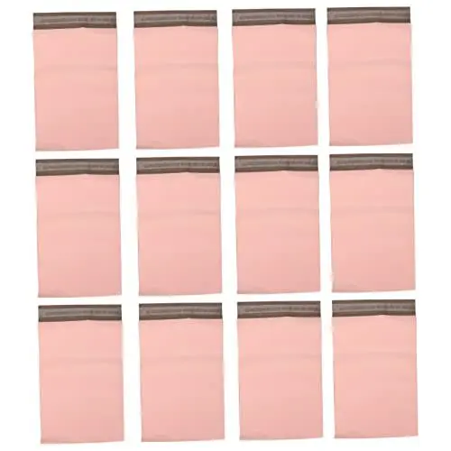 Produktbild: PLAFOPE 100St rosa kuriertasche verpackungen packwürfel Versandverpackung plastiksackerl the package rosa Kleidersack rosa Geschenktüten Mailer Packtasche wasserdichte Versandtasche Sport