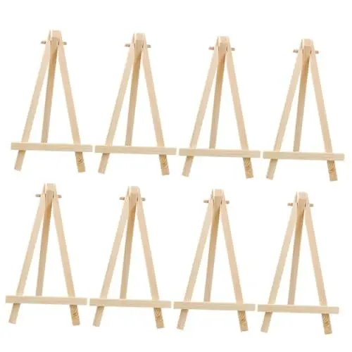 Produktbild: PLAFOPE 11 Stück Desktop Display Staffelei Holz Staffelei Malhalter Malstaffelei Dreieck Staffelei