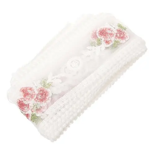 Produktbild: PLAFOPE Blumenstickerei-blumenband Spitzenband Zum Verpacken Von Schachteln 1 Rolle Dekoratives Band