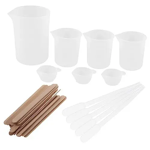 Produktbild: PLAFOPE Epoxid-set Für Harz Messbecher-set Silikon-mischbecher Für Die Schmuckherstellung