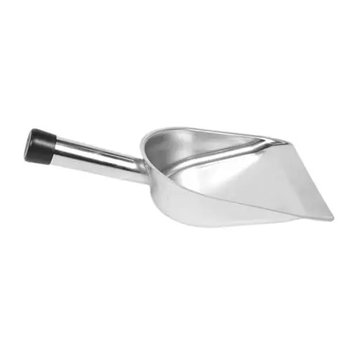 Produktbild: HOMSFOU 1Stk Kehrschaufel aus Edelstahl Tastaturbürste Reinigungsschaufel Flache Pfanne Schaufelschaufel Kehrschaufel für die Büroreinigung Kehrschaufel für zu Hause Langen Griff Tisch