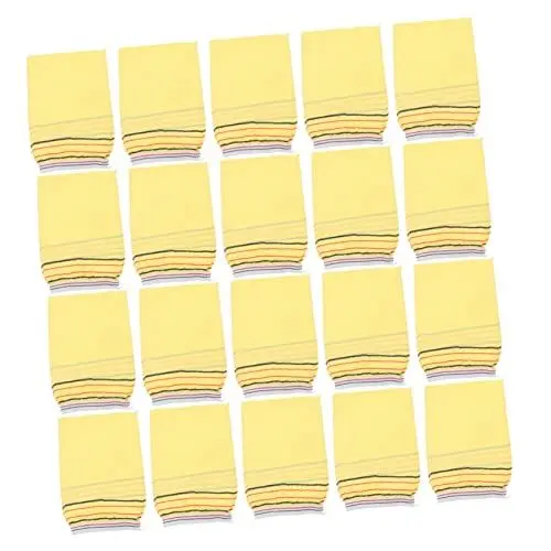 Produktbild: PLAFOPE Badezimmer-Duschhandschuhe kreative Peeling-Handschuhe für den Körper Badehandschuhe praktische Handschuhe rot gestreiftes Badetuch