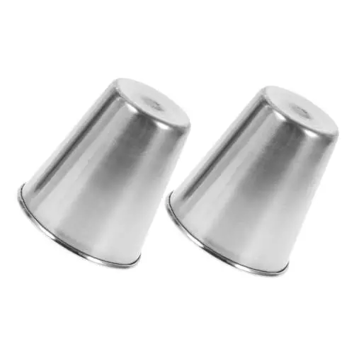 Produktbild: PLAFOPE Metallbecher Für Wasser 70 Ml Schnapsgläser Tragbare Getränkebecher Aus Edelstahl Für Picknicks