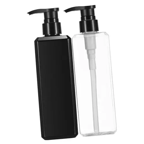 Produktbild: PLAFOPE 2 stücke Versiegelt Durchführung Shampoo Flasche 500ml Leere Pumpe Flaschen Lotion Dispenser