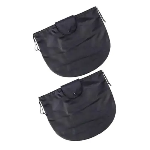 Produktbild: PLAFOPE 2 Stücke Tasche Lagerung Pouch Kordelzug Leichte Atmungsaktive Polyester Für Sport Radfahren