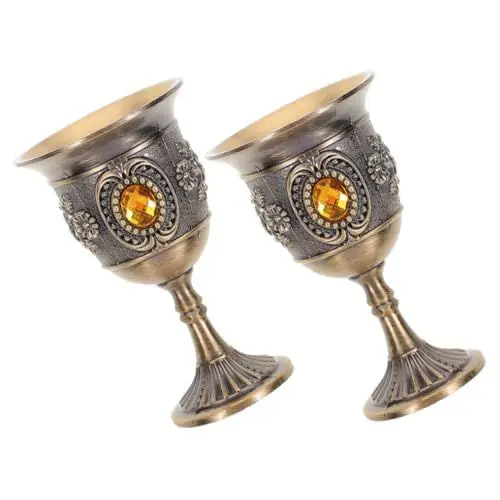 Produktbild: PLAFOPEs Cup Set Multifunktionaler Weinkelch Retro Design Wohnaccessoire Für Den Dekorativen Einsatz