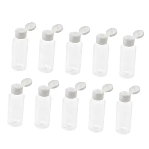 Produktbild: PLAFOPE 30St Flaschen haarsprüher flasche reiseflasche liquid flasche lichterflasche Kosmetikflasche Parfüm-Probenfläschchen Unterverpackung Flasche transparente kleine Flasche Abs Weiß