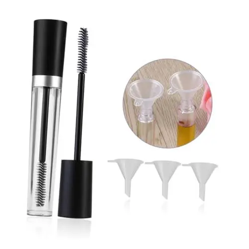 Produktbild: PLAFOPE 3st Flasche Mit Wimpernlösung Mascara-fläschchen Wimperntusche Mascara-tube Nachfüllbare Wimpern Wimpernentferner Wimpernserum Leeres Wimpernrohr Unterverpackungsflaschen Black