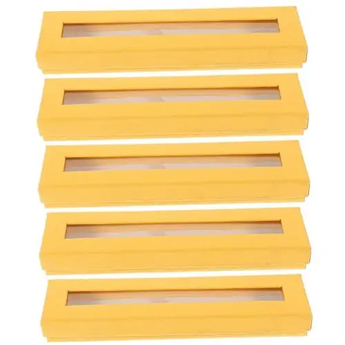 Produktbild: PLAFOPE 5 Stücke Papier Material Stift Box Fenster Brunnen Stift Fall Dekorative Schreibwaren Box
