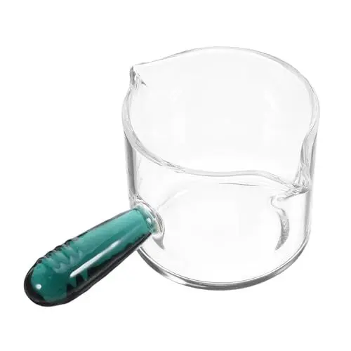 Produktbild: PLAFOPE 125ml Espresso Tasse Set Glas Schuss Tasse Griff Krug Für Tee Kaffee Stilvolle