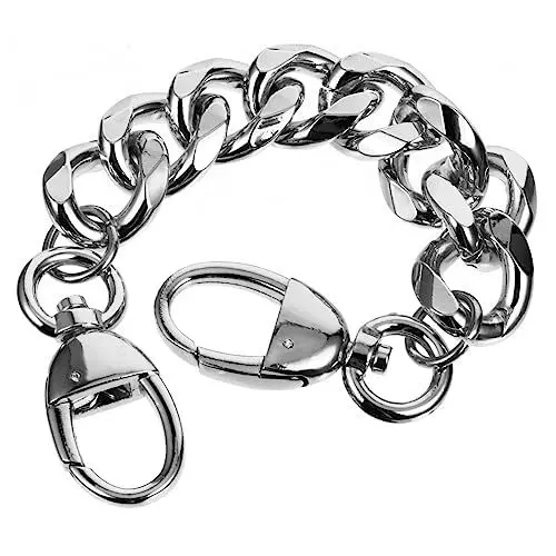 Produktbild: PLAFOPE 1stück Metall Taschenkette Mit Karabiner Diy Handtaschen Kette Ersatz Schultergurt Für Damen Hochwertige Kettenriemen Für Handtaschen Und Clutches Vielseitiges Taschen Zubehör