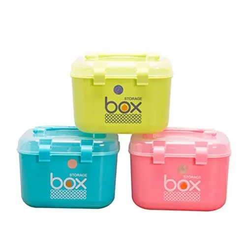 Produktbild: PLAFOPE multifunktionaler Medizinkoffer aufbewahrungsdose storage boxes pillen dose verbandskasten kaufen erste-hilfe-set tragbar Medizinkoffer für den Notfall Reisebehälter Drogenfall