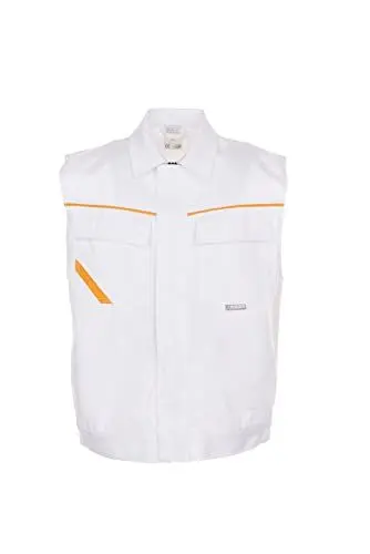 Produktbild: Planam Highline Herren Weste reinweiß gelb Modell 2367 Größe XXXL