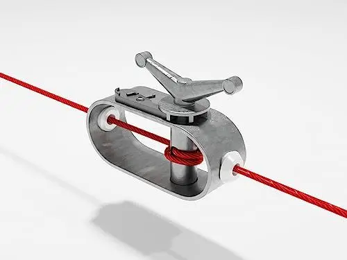 Produktbild: Planenfux® Drahtseil Spanner mit Stahlseil ummantelt 2mm (21m) | Strong-Hold Drahtseilspanner für Pool Abdeckplane, Garten Abdeckungen & vieles mehr | Dratseilspannset mit Spanndraht | Planenspanner