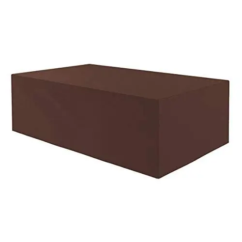 Produktbild: Planesium Premium Gartentisch Schutzhülle Gartenmöbel Abdeckung Hülle Haube Abdeckplane Garnitur wasserdicht atmungsaktiv 575g /lfm (Braun Breite 240cm x Tiefe 140cm x Höhe 70cm)