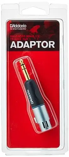 Produktbild: Planet Waves PW-P047AA Single Adapter XLR Female - Klinke Male, Stereo Schwarz