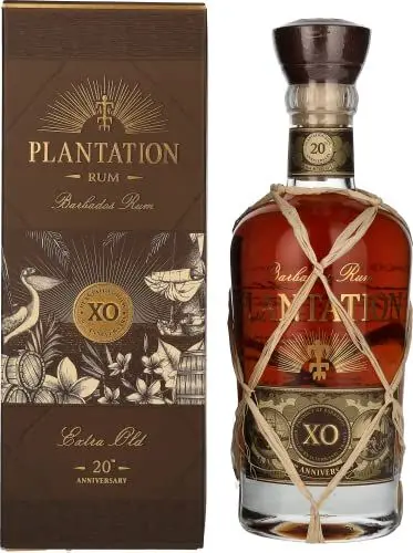 Produktbild: Plantation Barbados Extra Old “XO” Rum 20th Anniversary Edition (1 x 0.7 l)(Zwei Varianten von Geschenkboxen)