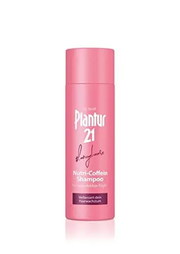 Produktbild: Plantur 21#langehaare Nutri-Coffein Shampoo - 1 x 200 ml - Pflegeshampoo für langes Haar zur Verbesserung des Haarwachstums - silikonfrei und parabenfrei