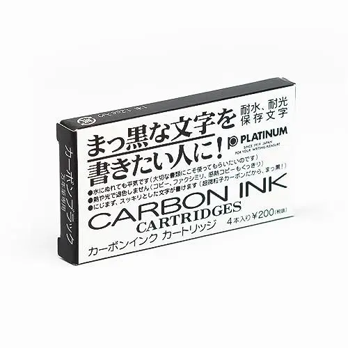 Produktbild: Platinum Carbon Tintenpatronen, Schwarz, 4 Stück (1er Pack)