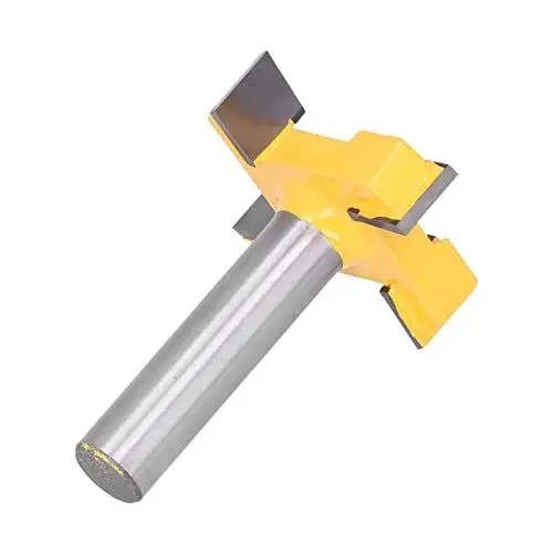 Produktbild: Plattenabflachungsfräser, Oberflächenfräser, Oberflächenfräser, 4-Nuten-Spitze, Plattenabflachung, CNC-Holzbearbeitung, Fräser, Hobelwerkzeug (8mm Griff)