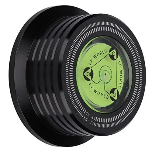 Produktbild: Plattenspieler, Plattenspieler-Gewichtsklemmen, Schallplatten, Plattenspieler mit Wasserwaage für -Plattenspieler, 50 Hz (Black)