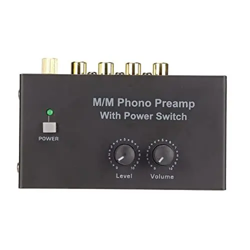 Produktbild: Plattenspieler-Vorverstärker, Musik ohne Phono-Eingang Verstärken, Dual Gain, Stabile Leistung, Plug-and-Play