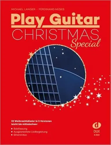 Produktbild: Play Guitar Christmas Special: 33 Weihnachtslieder in 3 Versionen - leicht bis mittelschwer