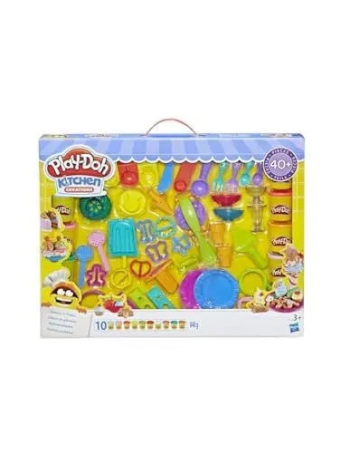 Produktbild: Play-Doh Kitchen Creation Sweets'n Treats Sweets and Treats 10 Jars E2412 40 + Pieces