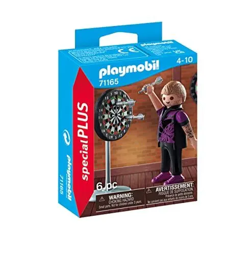 Produktbild: PLAYMOBIL Abwechslung 71165 Dartspieler, Mehrfarbig, one Size