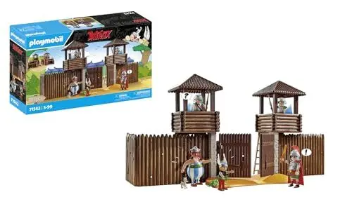 Produktbild: PLAYMOBIL Asterix 71542 Römerlager, spannende Eroberung des Lagers durch die Gallier, inklusive Zaubertrank für mehr Körperkraft, detailreiches Spielzeug für Kinder ab 5 Jahren