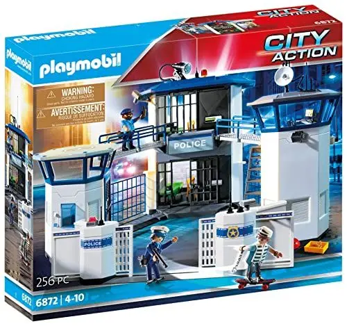Produktbild: PLAYMOBIL City Action 6872 Polizei-Kommandozentrale mit Gefängnis, für Kinder von 4-10 Jahren