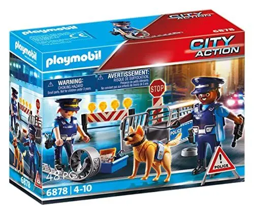 Produktbild: PLAYMOBIL City Action 6878 Polizei-Straßensperre, Ab 5 Jahren