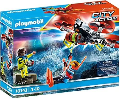 Produktbild: PLAYMOBIL City Action 70143 Seenot: Taucher-Bergung mit Rettungsdrohne