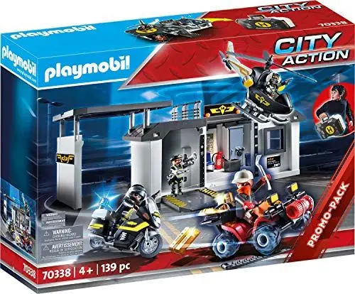 Produktbild: PLAYMOBIL City Action 70338 - Große Mitnehm-SEK-Zentrale, Mit Lichteffekt, ab 4 Jahren