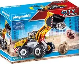 Produktbild: PLAYMOBIL City Action 70445 Construction Front End Loader with Movable Bucket with handle for moving and fixing the shovel, Toy for Children Ages 5+