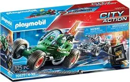 Produktbild: PLAYMOBIL City Action 70577 Polizei-Kart: Verfolgung des Tresorräubers, Für Kinder von 4-10 Jahre
