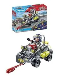 Produktbild: PLAYMOBIL City Action 71147 SWAT-Multi-Terrain-Quad, verwandelbares SEK Speedboot, Spielzeug für Kinder ab 5 Jahren