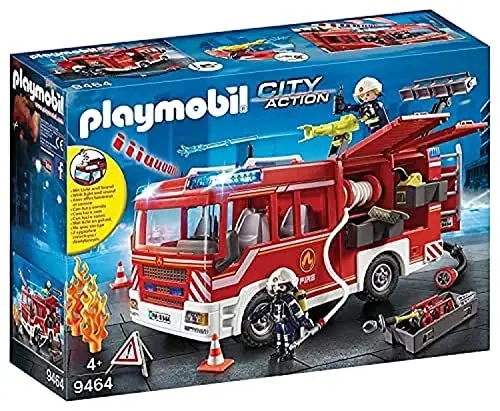Produktbild: PLAYMOBIL City Action 9464 Feuerwehr-Rüstfahrzeug mit Licht und Sound, Ab 5 Jahren
