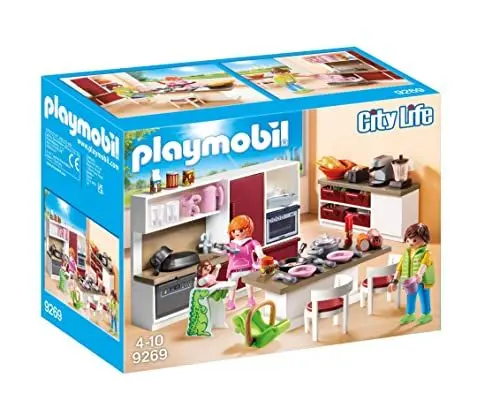 Produktbild: PLAYMOBIL City Life 9269 Große Familienküche, Ab 4 Jahren