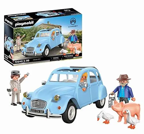Produktbild: PLAYMOBIL Classic Car 70640 Citroën 2 CV, Ente mit abnehmbarem Verdeck, Sammlerstück für Autofans, Spielzeug für Sammler und Kinder ab 5 Jahren