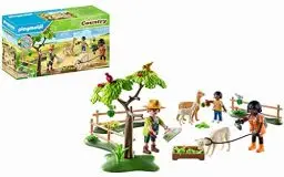 Produktbild: PLAYMOBIL Country 71251 Alpaka-Wanderung, Tiere für den Bio-Bauernhof, Nachhaltiges Spielzeug für Kinder ab 4 Jahren